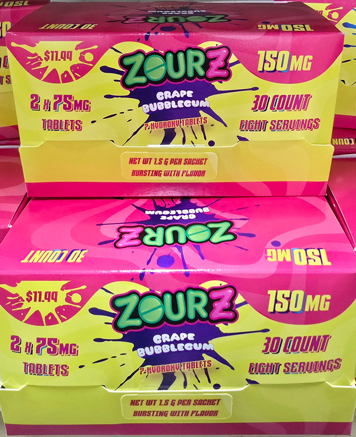 ZOURZ 150MG 7 HYDROXY TABLETS 30CT