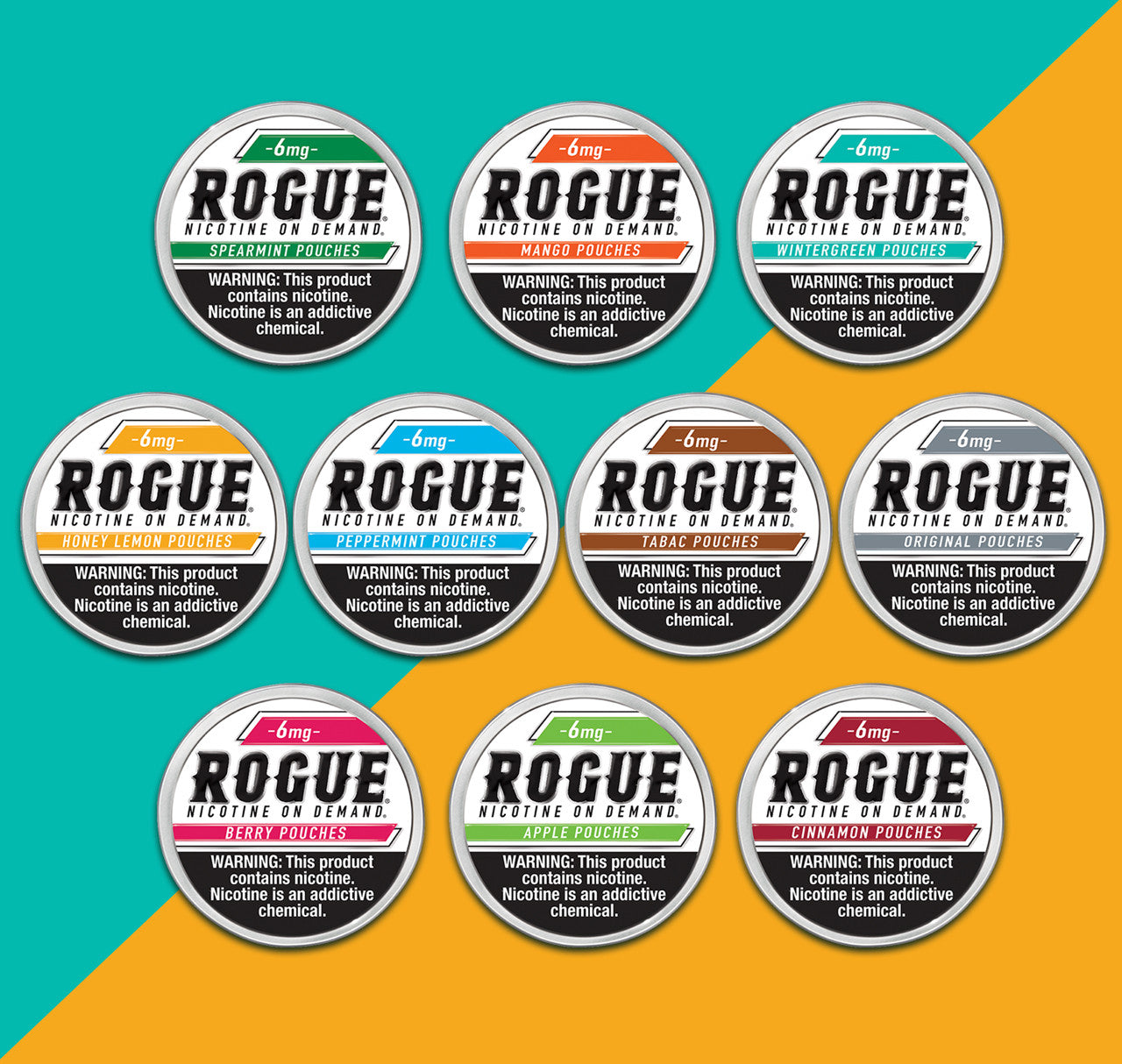 Rogue Nicotine Pouches 5pk