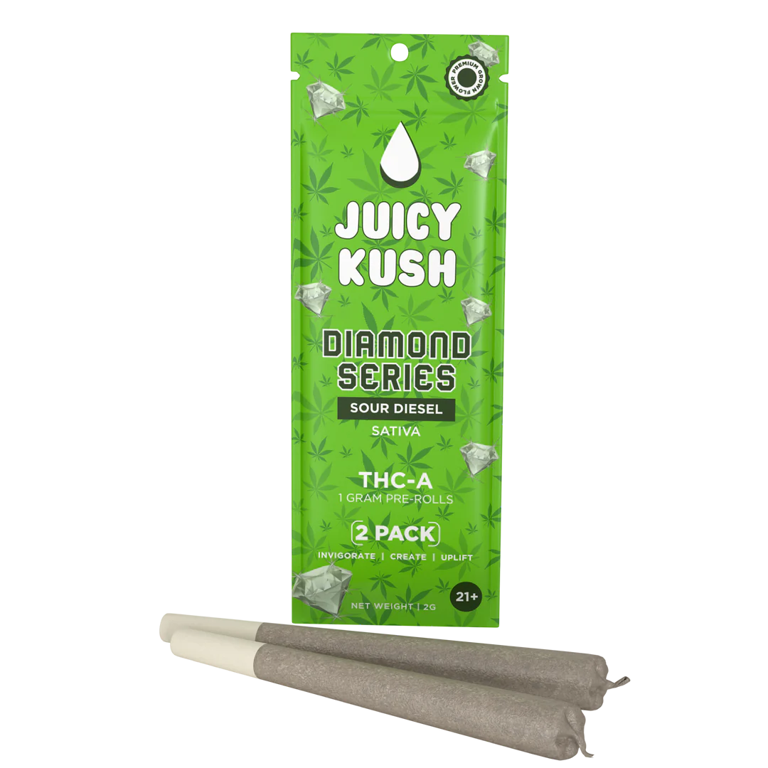 JUICY KUSH THC-A / TWO 1G PRE-ROLLS 10CT