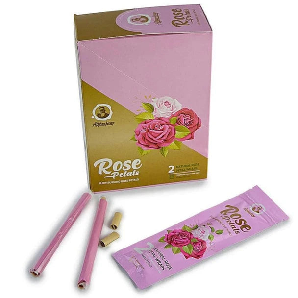 AFGHAN WRAPS ROSE PETALS