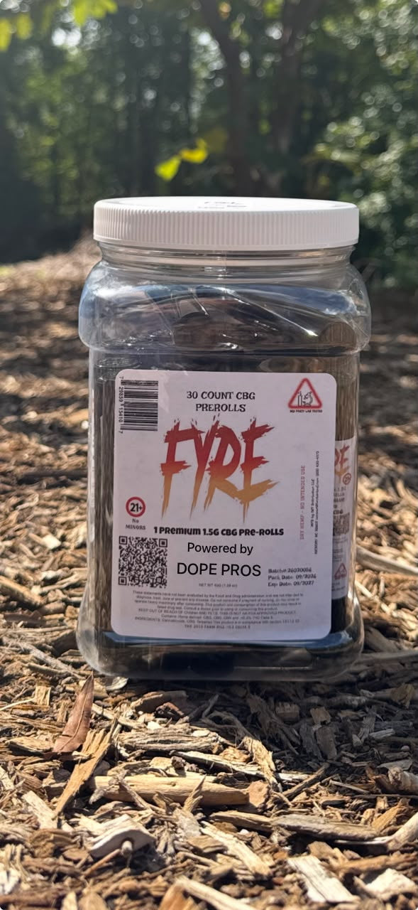 FYRE CBG 1G DIMES 28CT
