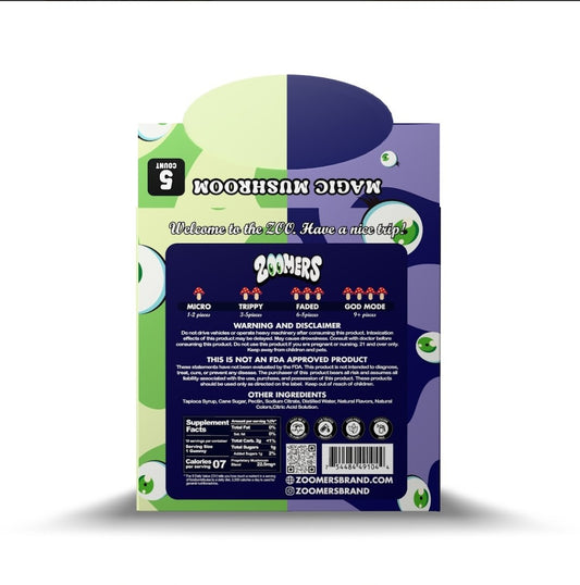 ZOOMERS MAGIC MUSHROOM 15PK