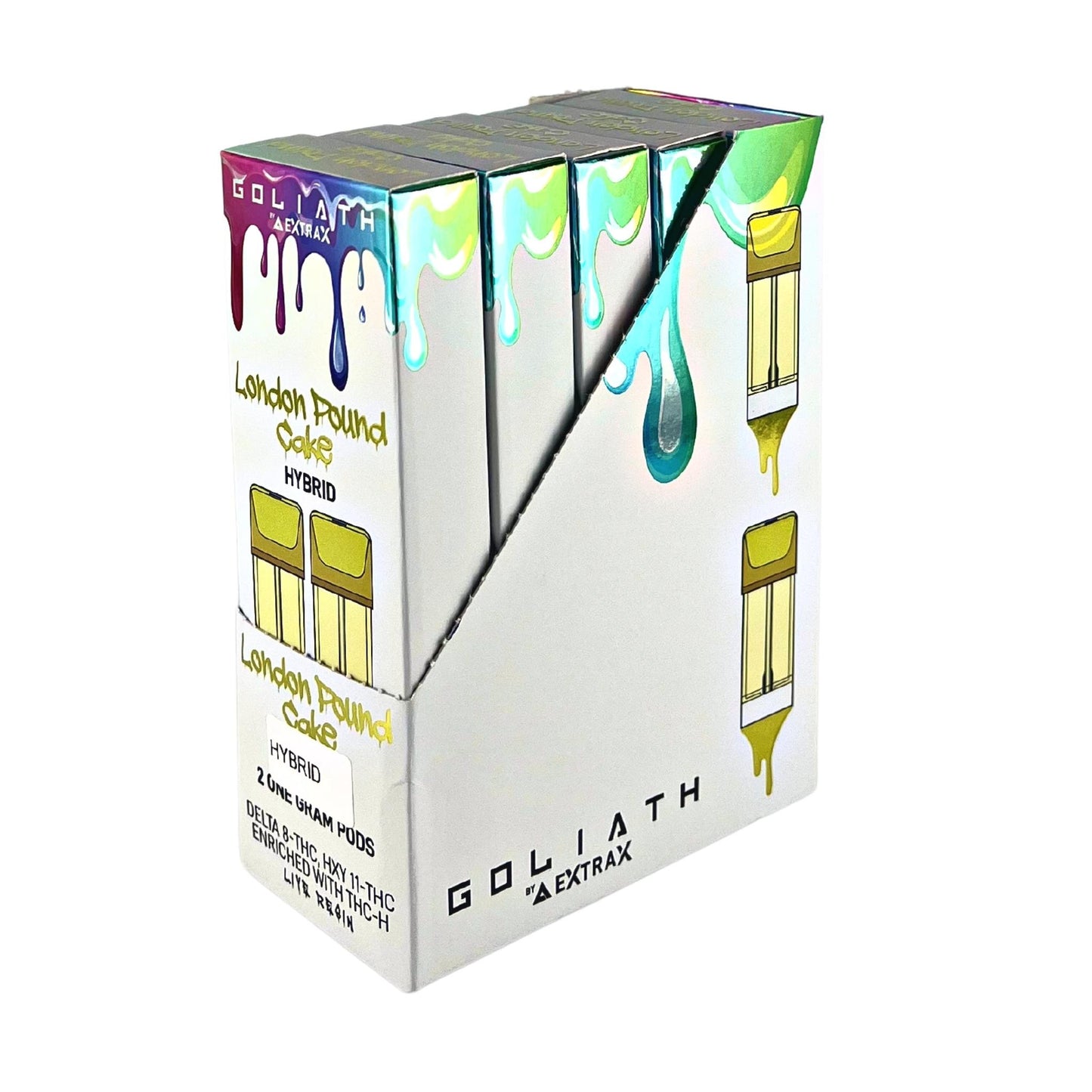 DELTA EXTRAX GOLIATH TWO 1 GR PODS D8/HXY 11/THC-H (5 COUNT / BOX)