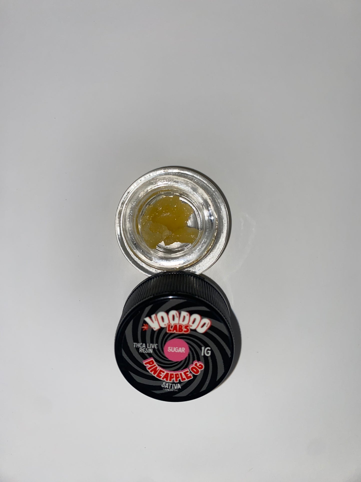 VOODOO DABS 1G THCA LIVE RESIN IN Glass Jar