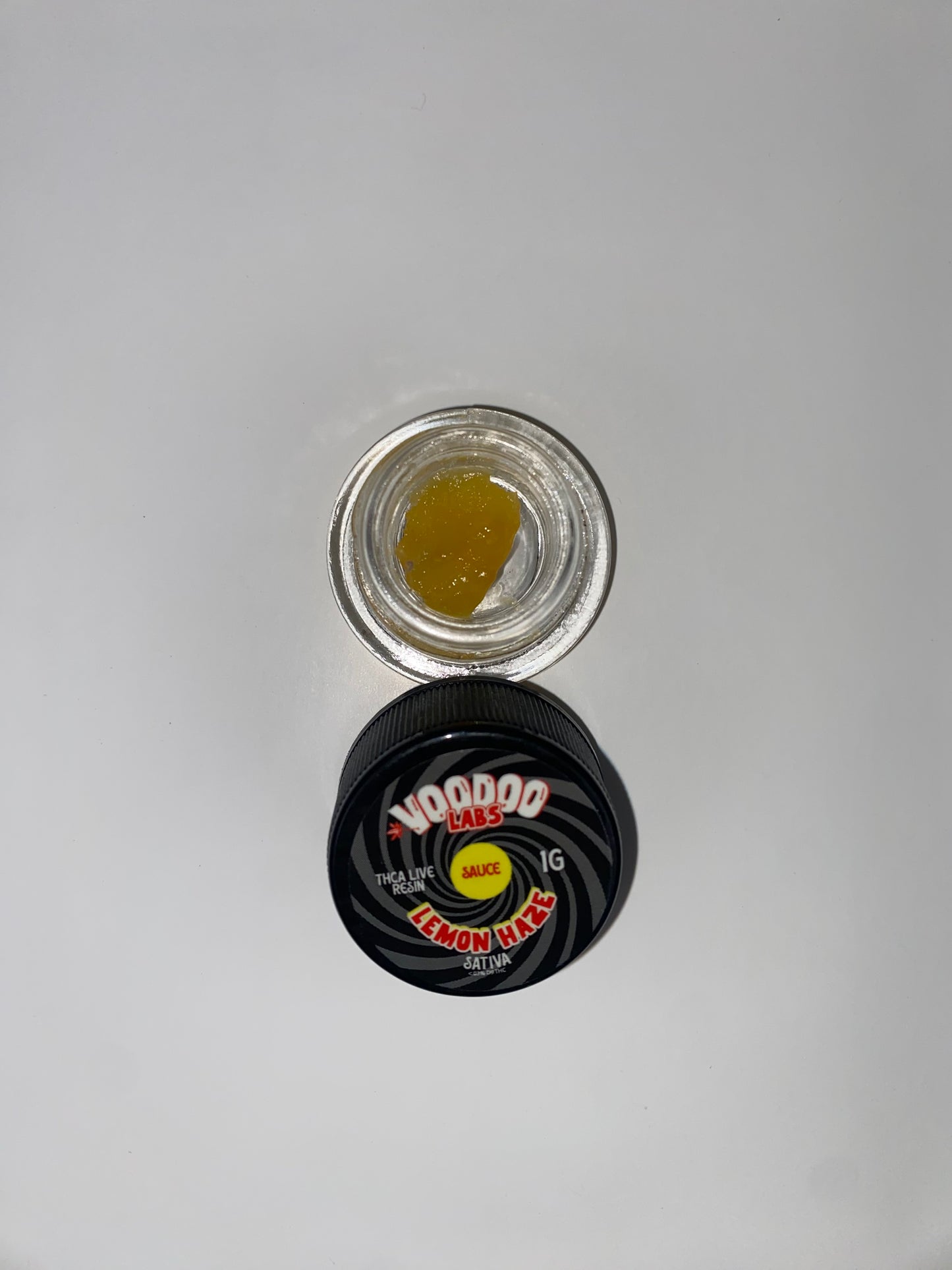 VOODOO DABS 1G THCA LIVE RESIN IN Glass Jar