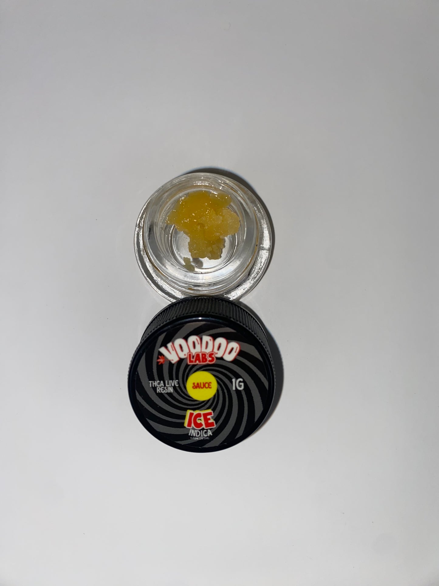 VOODOO DABS 1G THCA LIVE RESIN IN Glass Jar