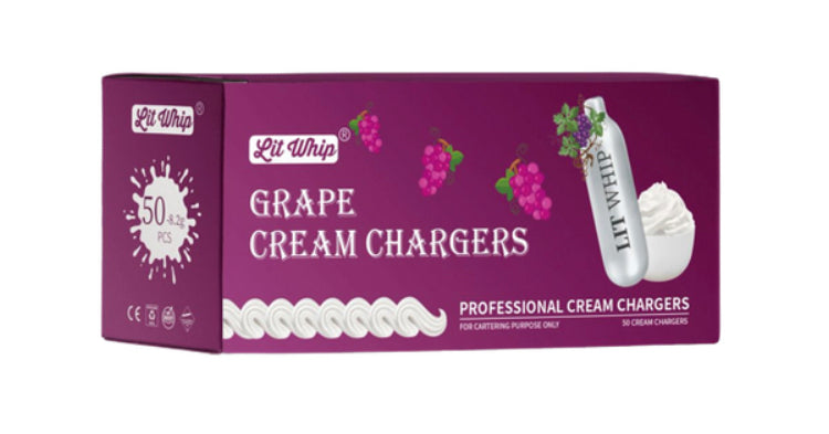 LIT WHIP CREAM CHARGERS 12CT 50PK