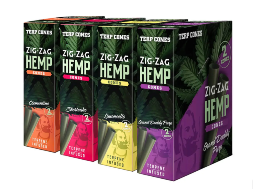 ZIG ZAG HEMP CONES