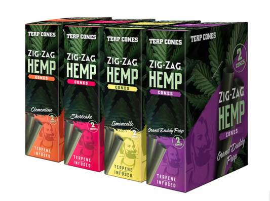 ZIG ZAG HEMP CONES