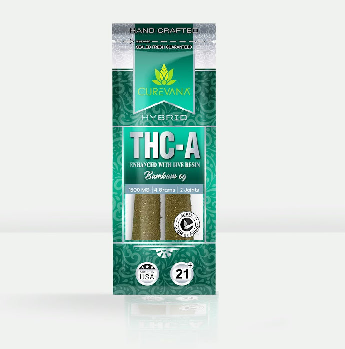 CUREVANA THCA 2 PRE ROLLS 4G 6CT