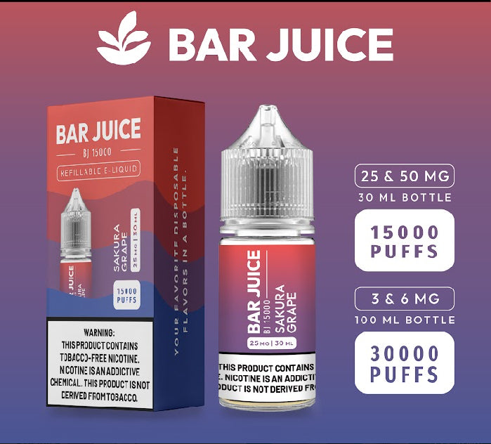 BAR JUICE 100ML 6MG