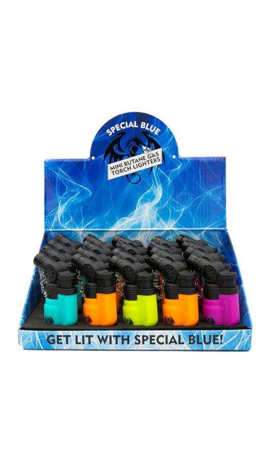 Special Blue Mini Rubber Lighters, 20CT