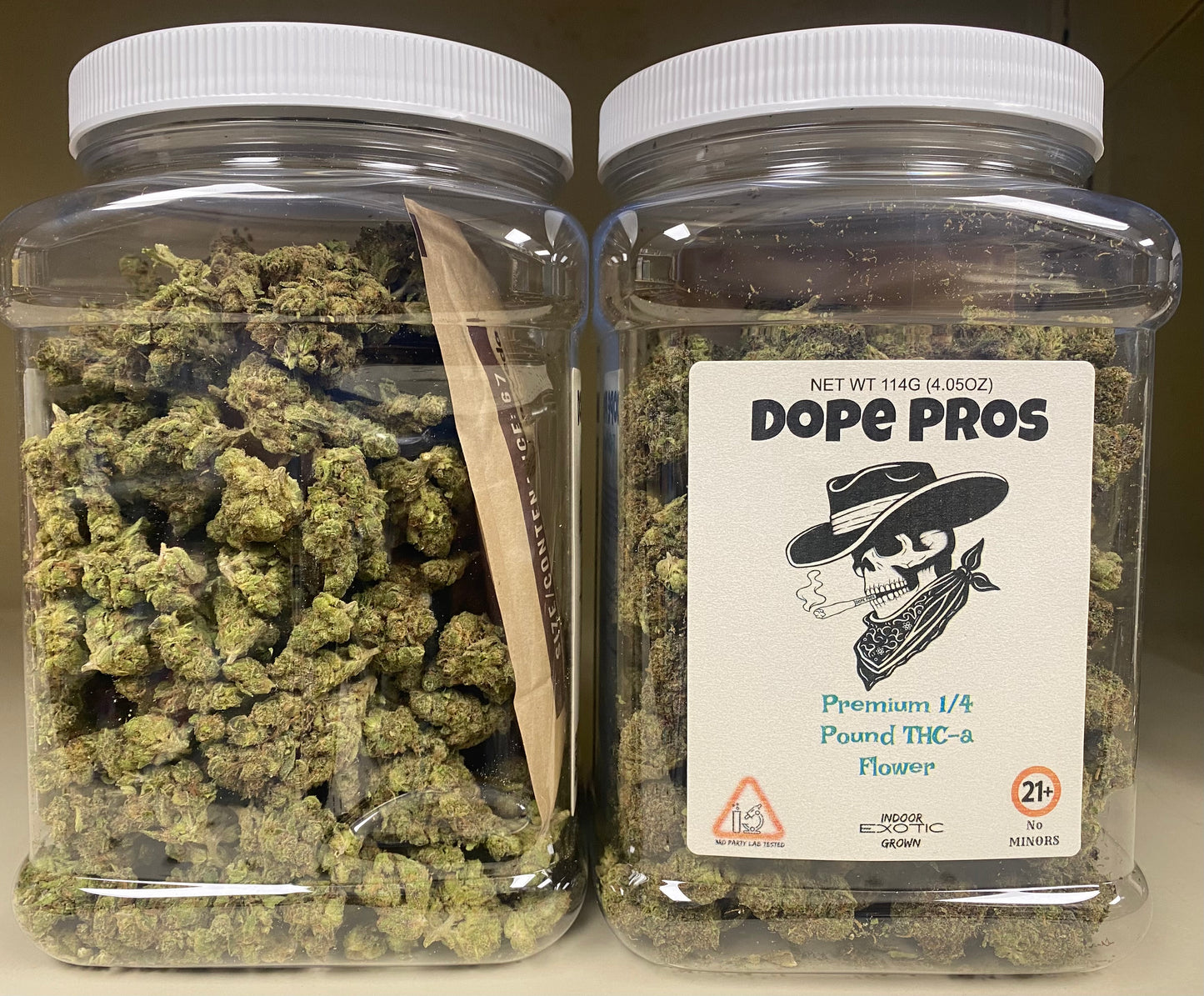 DOPE PROS LOOSE THCA FLOWER 1/4 POUND