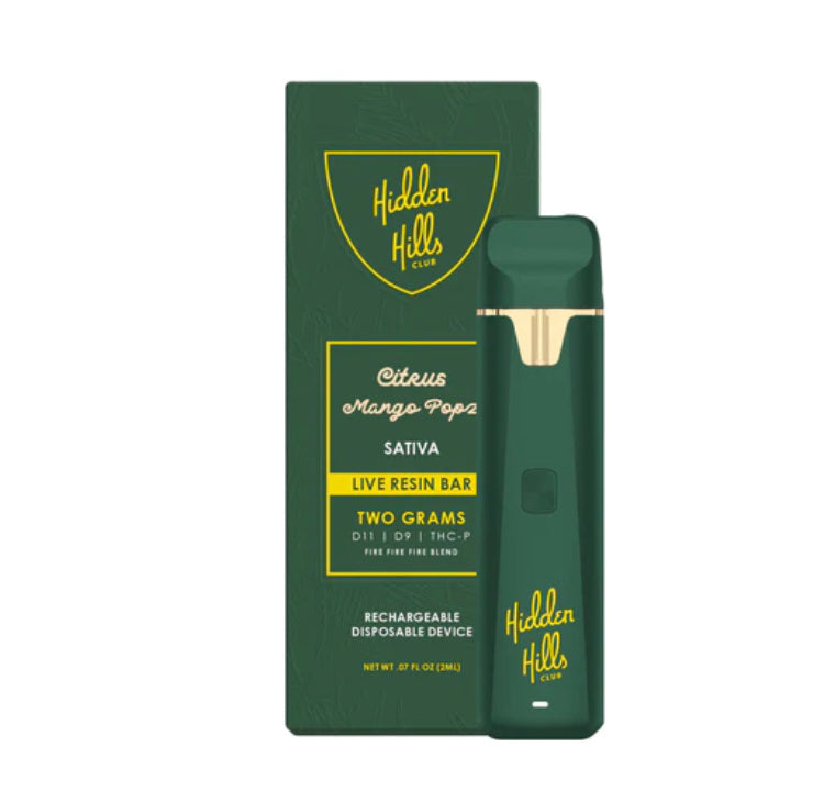 HIDDEN HILLS 2G DISPOSABLE LIVE RESIN 5CT.