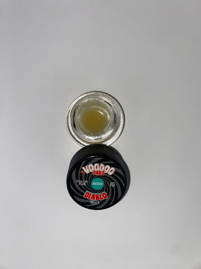 VOODOO DABS 1G THCA LIVE RESIN IN Glass Jar