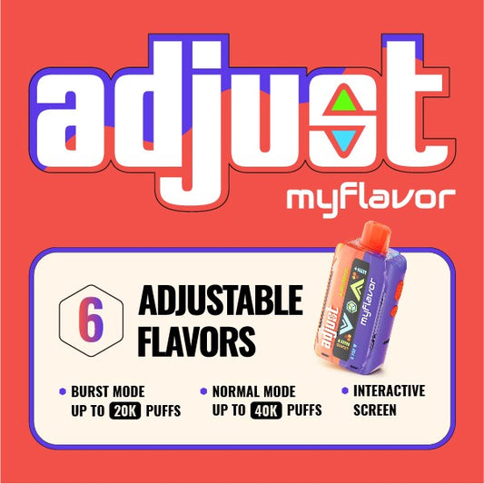 ADJUST MY FLAVOR 40K DISPOSABLE 5CT
