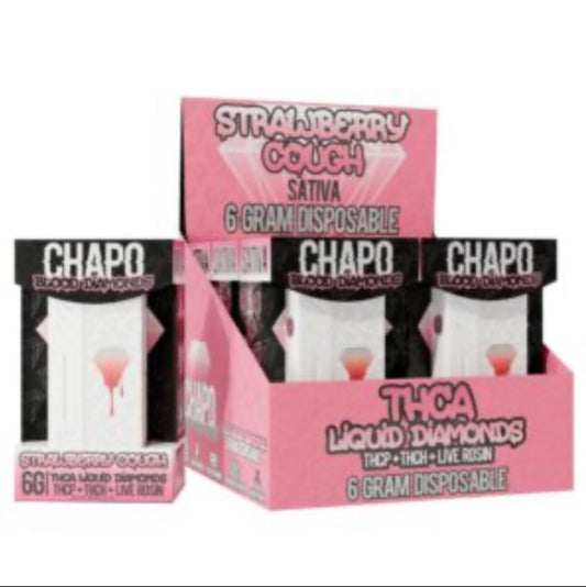 CHAPO BLOOD DIAMOND 6G DISPOSABLE 6CT THCP+THCH+LIVE ROSIN