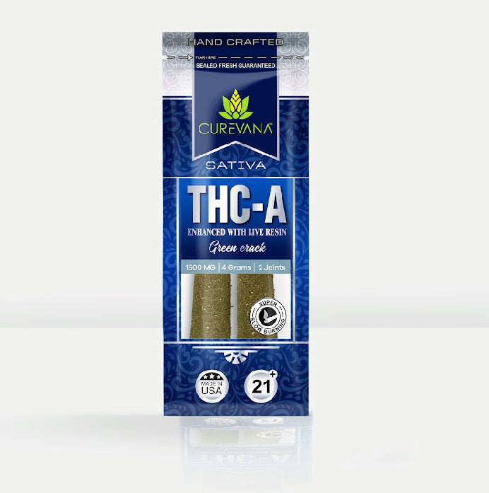 CUREVANA THCA 2 PRE ROLLS 4G 6CT