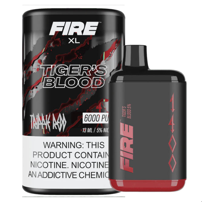 FIRE XL | DISPOSABLE 6000 PUFFS | 5% 13 ML