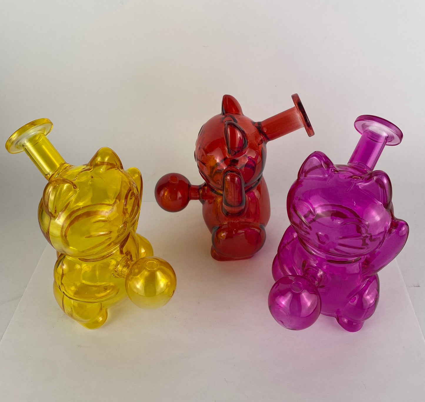 SOFT GLASS CAT BUBBLER