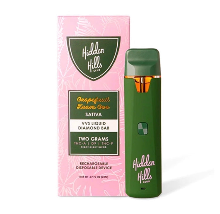 HIDDEN HILLS 2G DISPOSABLE LIVE RESIN 5CT.