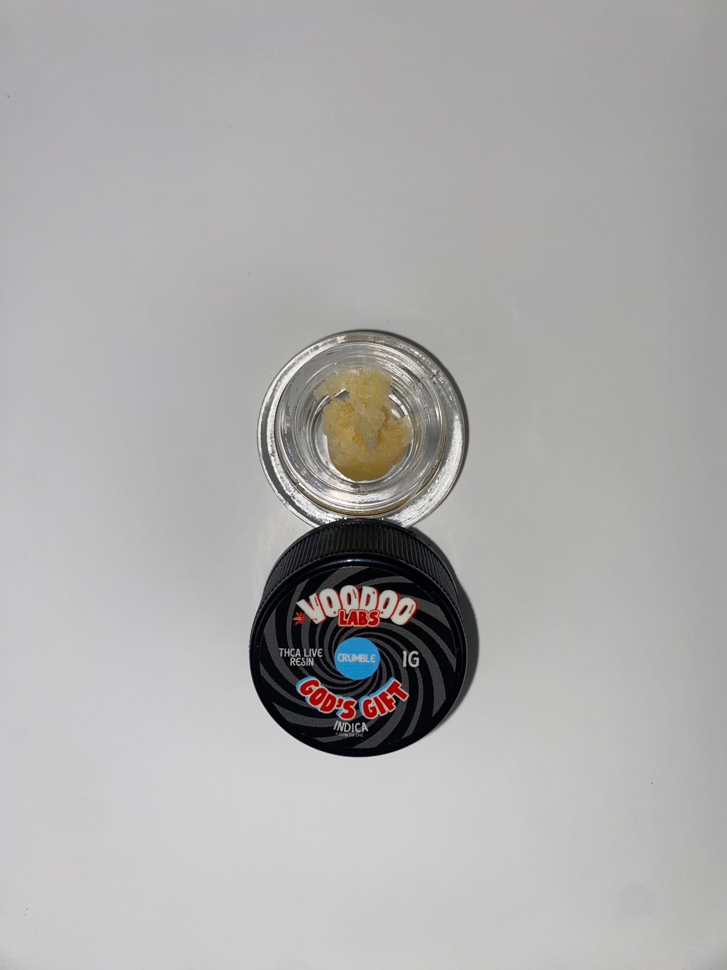 VOODOO DABS 1G THCA LIVE RESIN IN Glass Jar