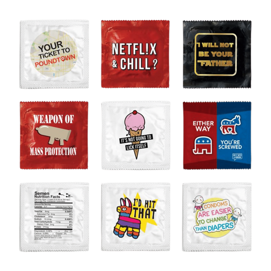 Callvin Condom Collector Funny Condoms - Assorted Designs 10CT