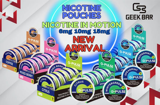 G-PULSE NICOTINE POUCHES 5CT ROLL