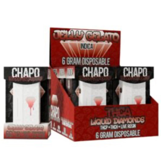 CHAPO BLOOD DIAMOND 6G DISPOSABLE 6CT THCP+THCH+LIVE ROSIN