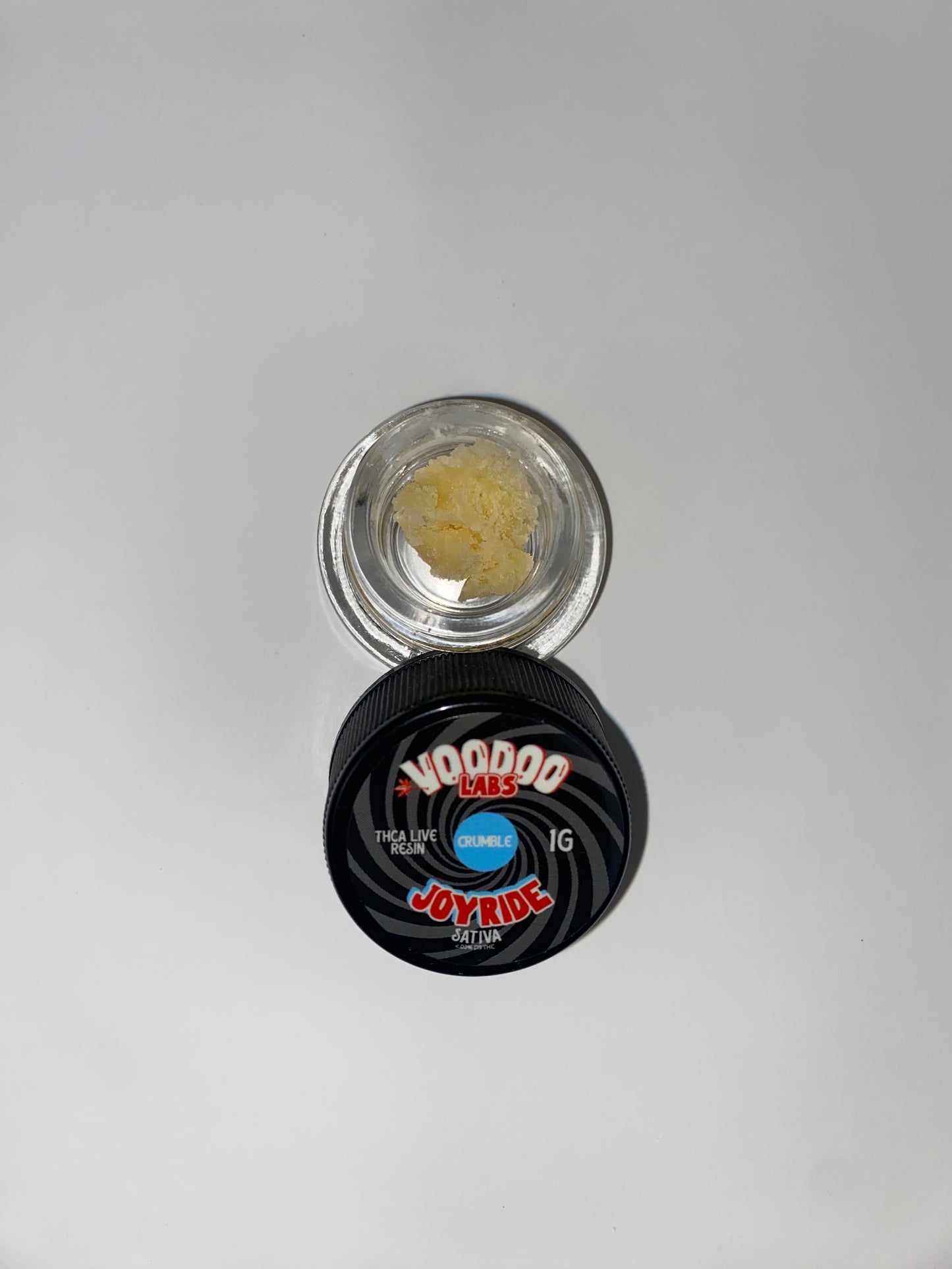 VOODOO DABS 1G THCA LIVE RESIN IN Glass Jar