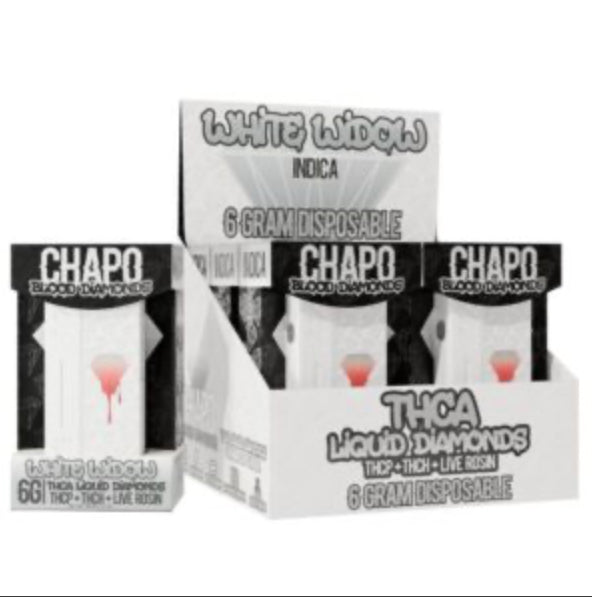 CHAPO BLOOD DIAMOND 6G DISPOSABLE 6CT THCP+THCH+LIVE ROSIN