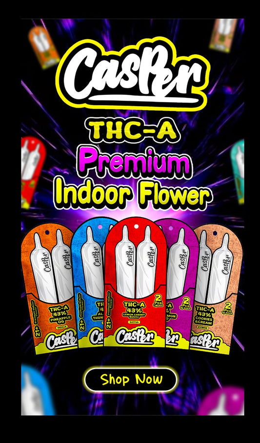 CASPER THC-A 2PK, 1G EA PRE ROLLS 10CT