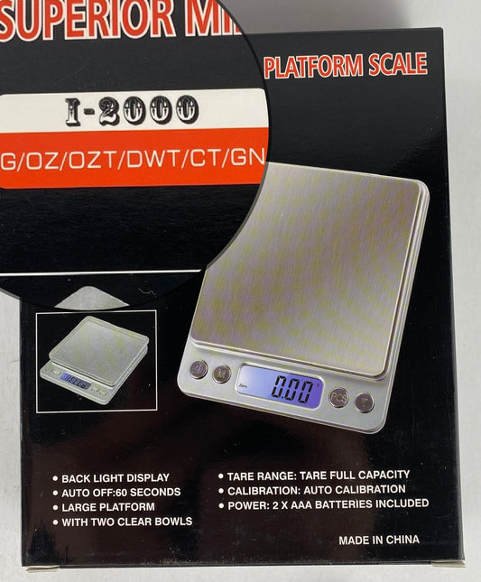 SUPERIOR MINI DIGITAL PLATFORM SCALE I-2000 DW-82