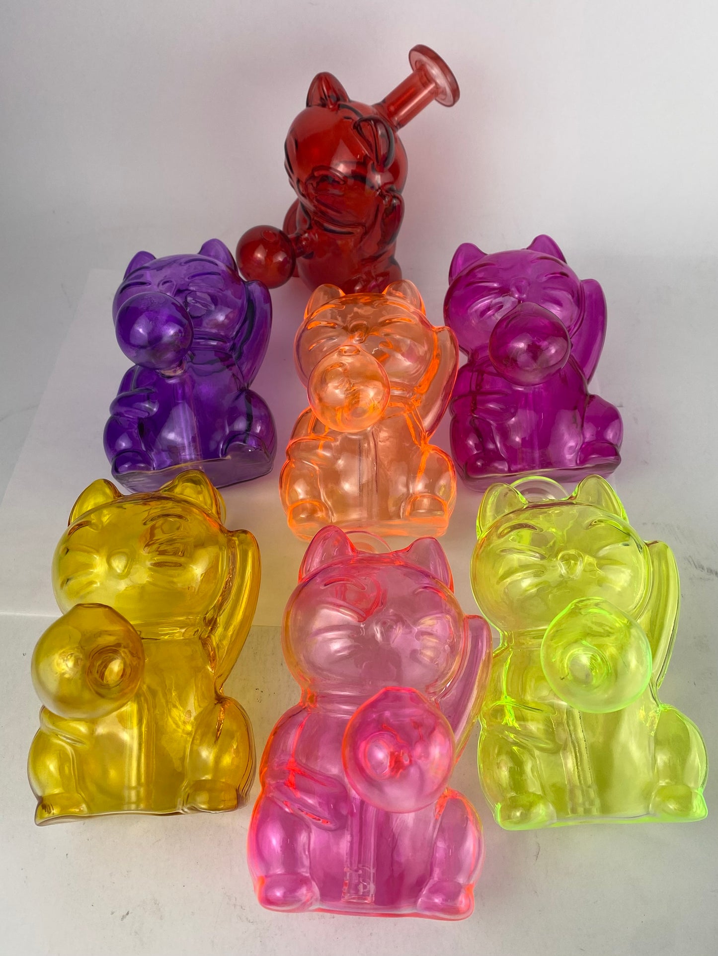 SOFT GLASS CAT BUBBLER