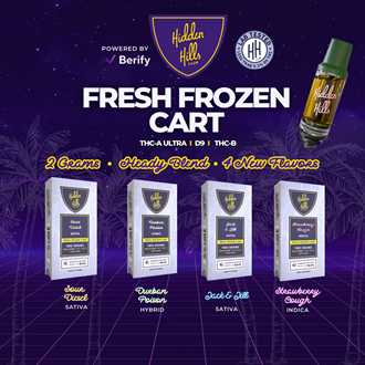 Hidden Hills Fresh Frozen Heady Blend Cartridge, 2g/5CT