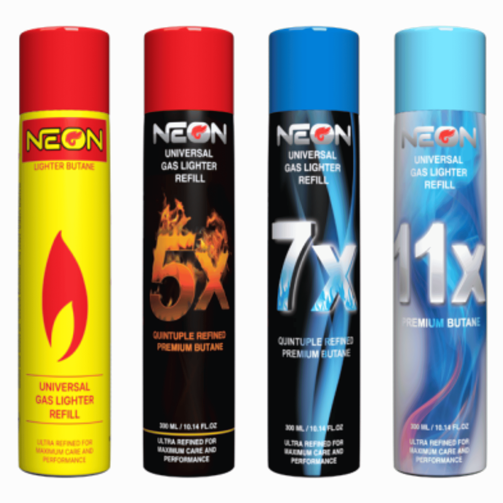 NEON BUTANE 300ML, 12CT