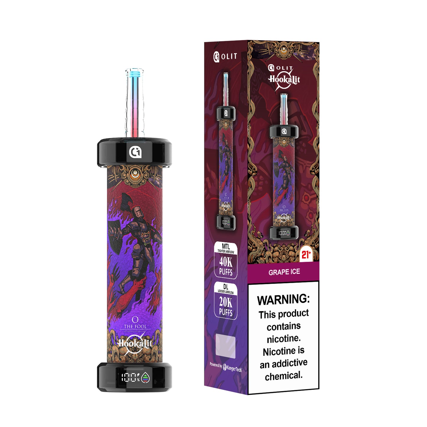 OLIT HOOKALIT 40K PUFFS DISPOSABLE 5CT BOX