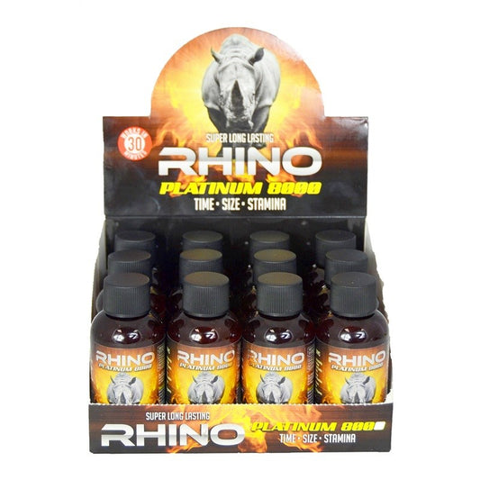 RHINO PLATINUM 8000K SHOT, 12CT