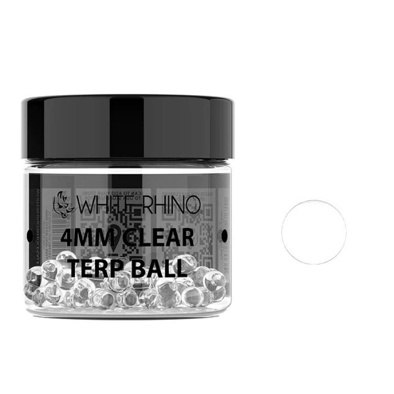 WHITE RHINO CLEAR TERP BALL 50CT JAR