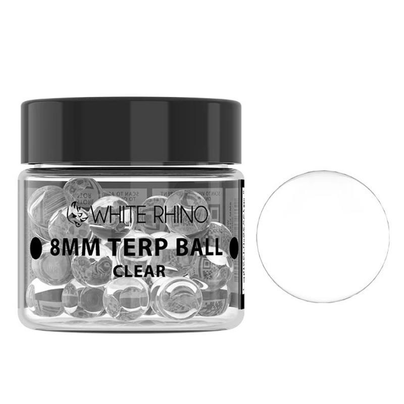 WHITE RHINO CLEAR TERP BALL 50CT JAR