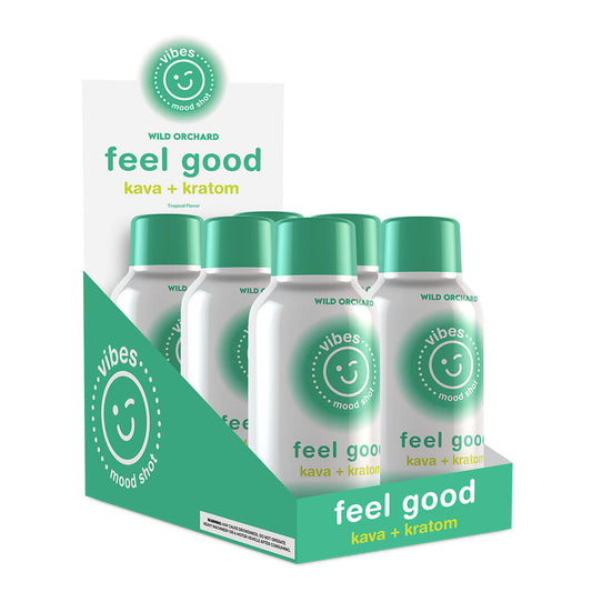WILD ORCHARD FEEL GOOD KAVA + KRATOM 2OZ, 6CT