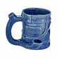 CERAMIC JEANS MUG HAND - PIPE