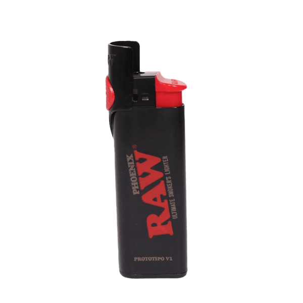 Raw Refillable Phoenix Lighter with Wind Blocker - 30pk