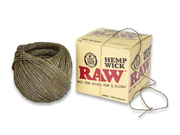 RAW HEMP WICK