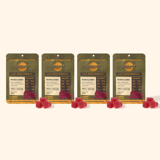 WILDWOOD THC LIVE RESIN GUMMIES 5CT BAG