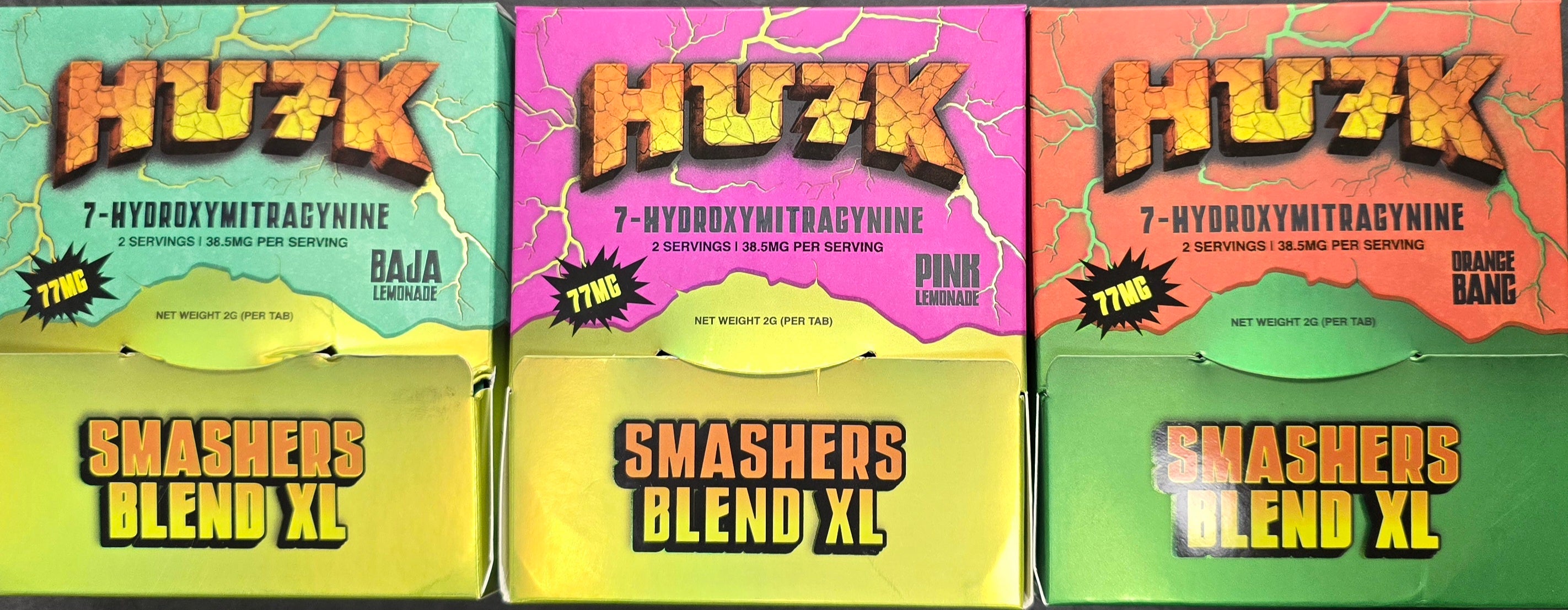 HULK 77MG 7-HYDROXYMITRAGYNINE 1PK, 30CT – Austar