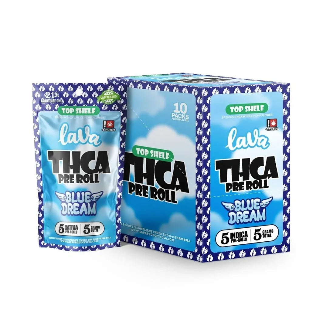 LAVA 5pk THCA PRE ROLLS 10CT