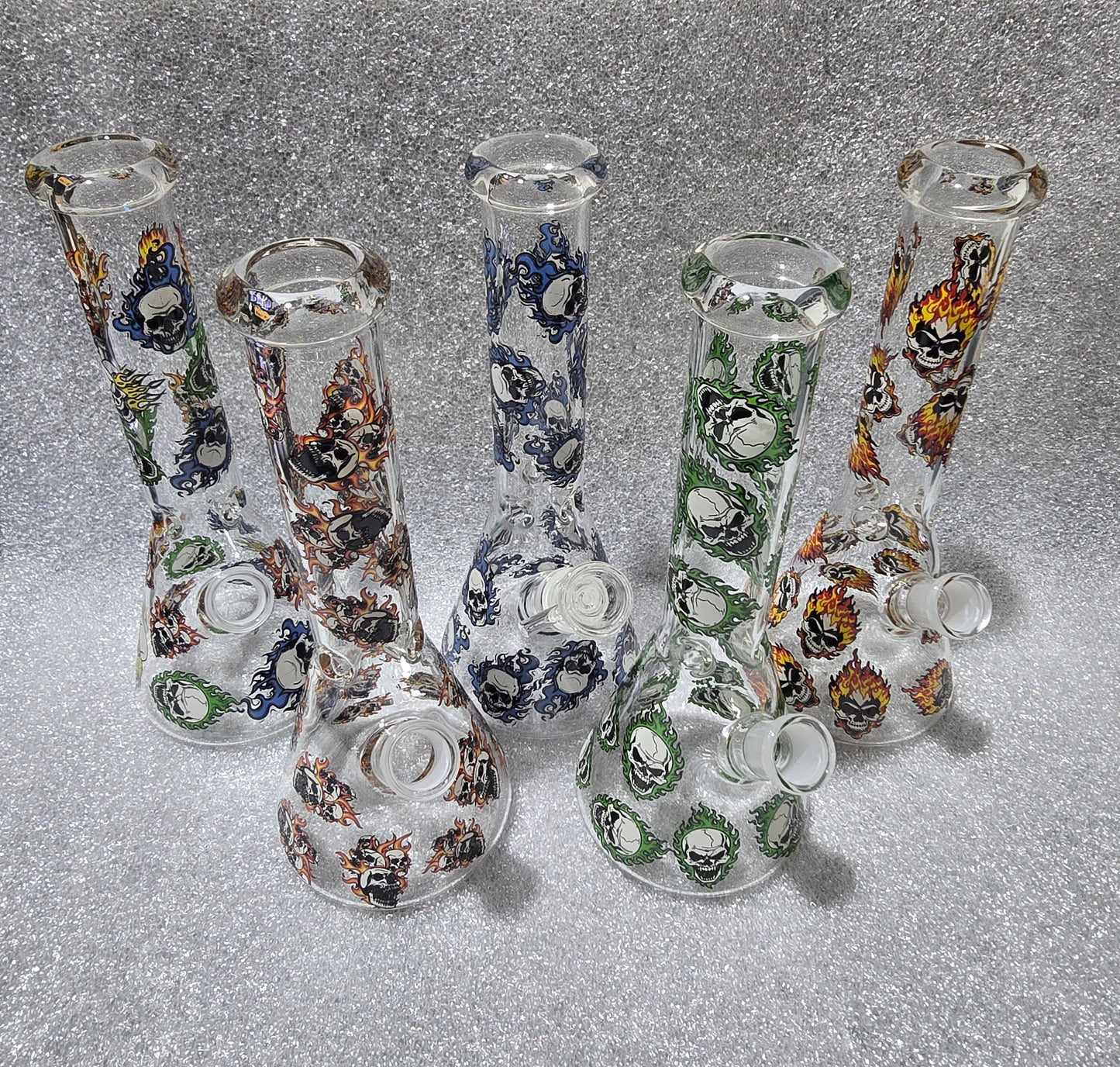 CH FIERY SKULL 10"