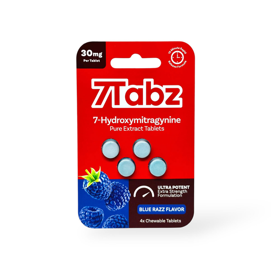 7 TABZ 7-HDROXYMITRAGYNINE 4pk, 10ct, 120mg, 30mg eaxh