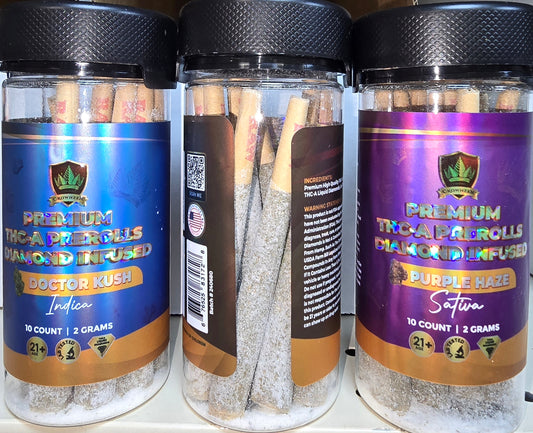 Crown Zen Premium THC-A Pre Roll Diamond 10ct 2G